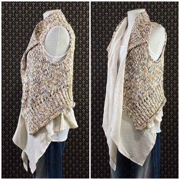 NWTs Anthro “Caprea Marled Vest” by Knitted & Knot - Picture 15 of 16